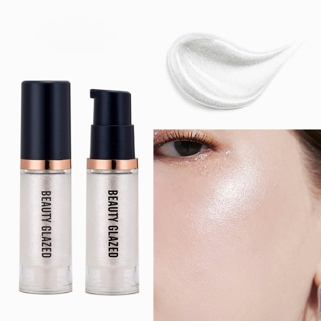 Liquid Highlighter Liquid Illuminator Non Stick Face Brightens & Shades Long Lasting & Smooth Gliding Face Illuminator Makeup (04)