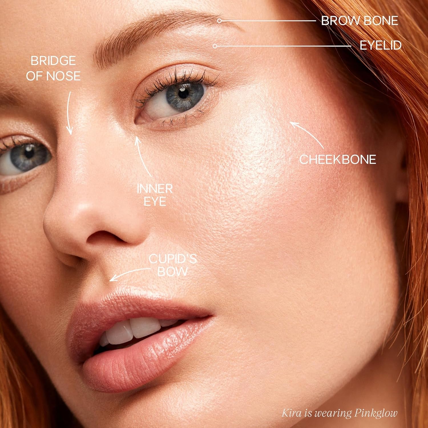 Glow Sculpt Multi-Use Highlighter + Cream Blush Refill - Lightweight with Hyaluronic Acid + Micropearl for Radiant, Glowing Skin - Pinkglow (.02 Oz)