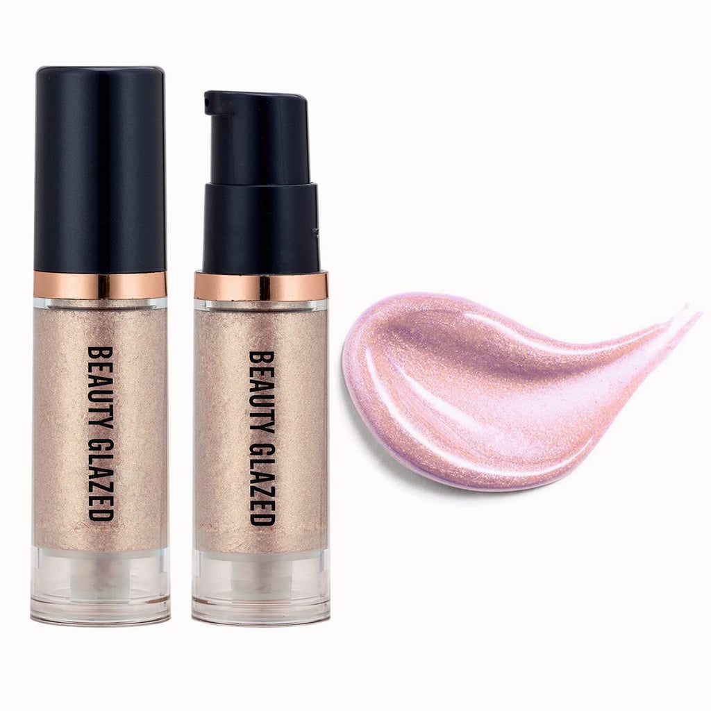Liquid Highlighter Liquid Illuminator Non Stick Face Brightens & Shades Long Lasting & Smooth Gliding Face Illuminator Makeup (04)
