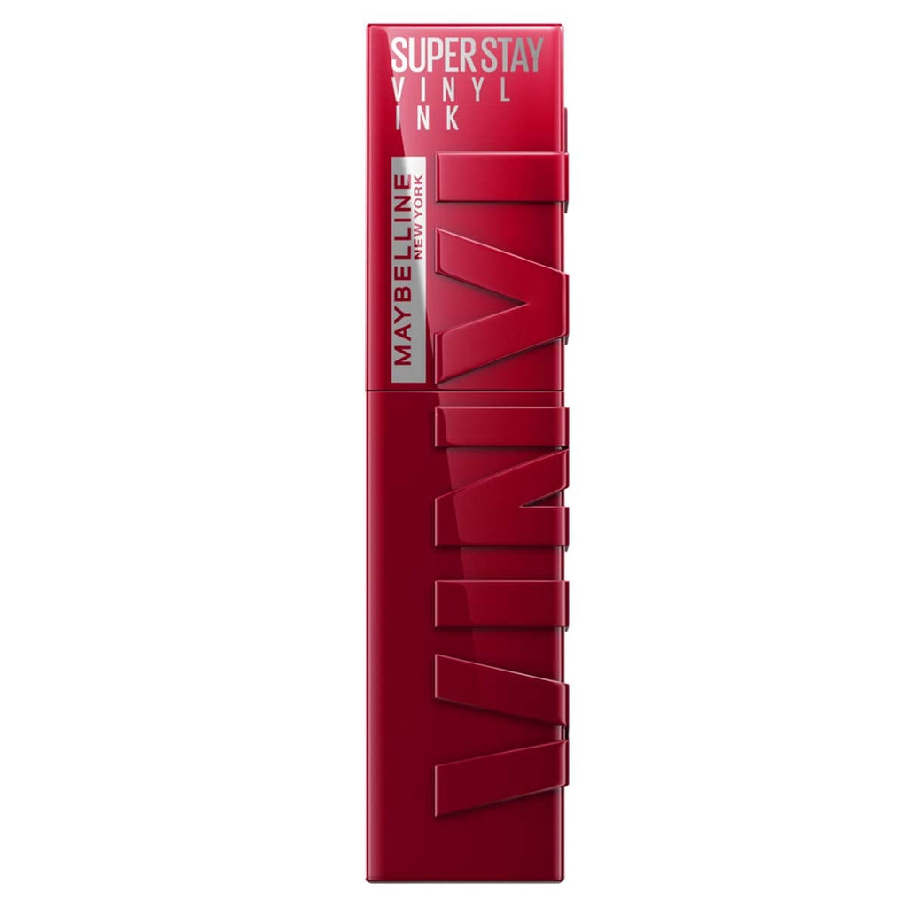 Super Stay Vinyl Ink Longwear No-Budge Liquid Lipcolor Makeup Bundle with Royal Deep Wine Red 0.14 Fl Oz and Wicked Cool Red 0.14 Fl Oz Lipsticks