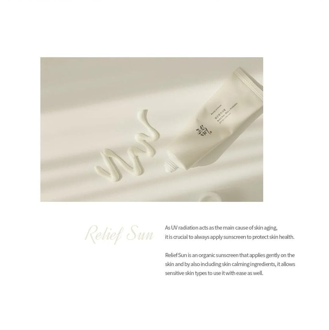 Beauty Joseon Relief Sun: Rice + Probiotics Set(Pack of 2, 50ML Each) FREE SHIP