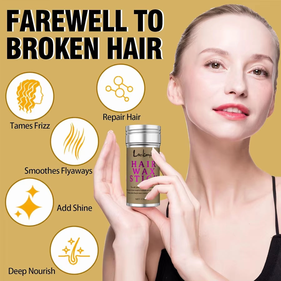 Women’s Hair Wax Stick for Wigs – Anti-Frizz Flyaway Control & Long-Lasting Smooth Styling