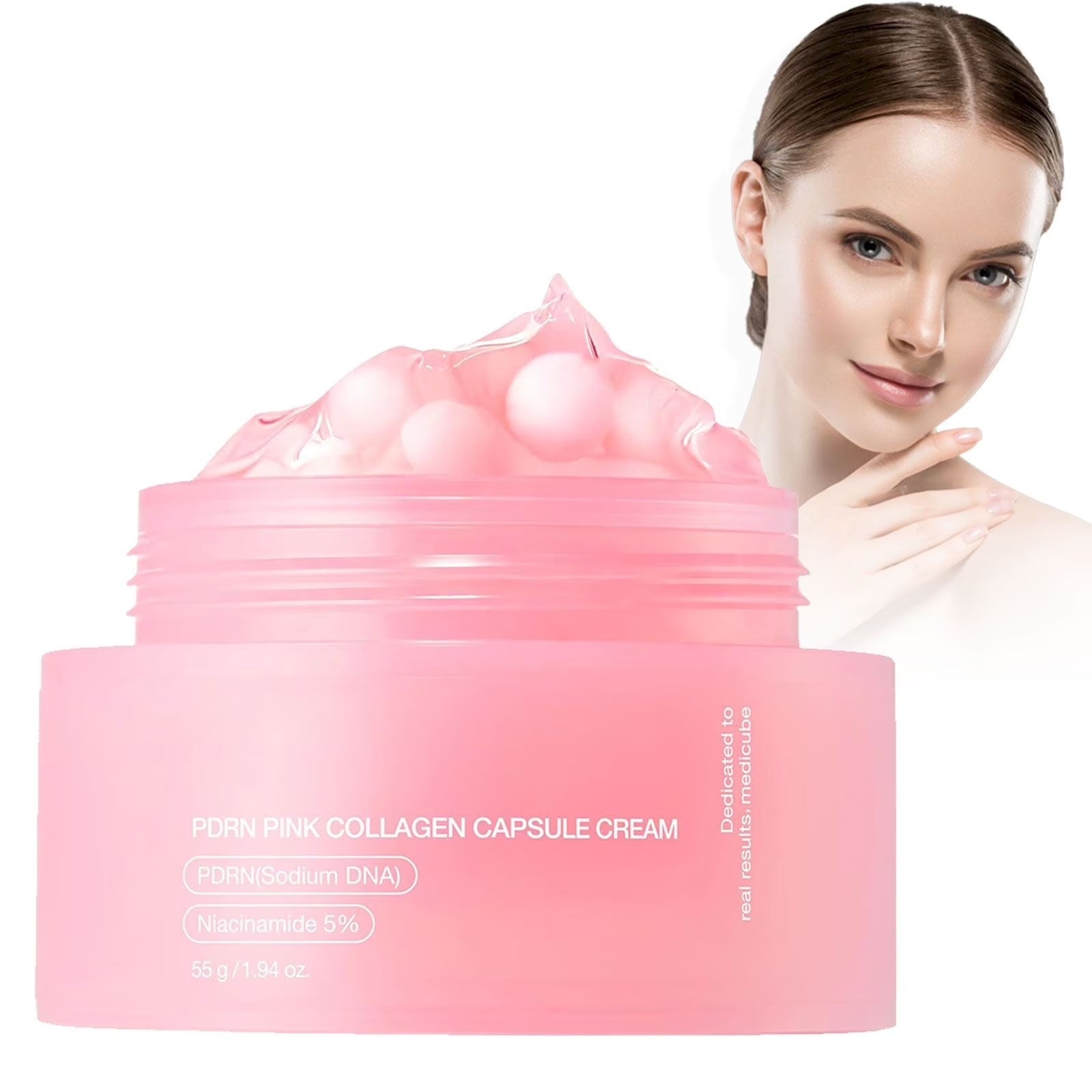 DNA PDRN Collagen Capsule Moisturizer - Korean Skincare, Lightweight Gel Cream, Improves Skin Tone, Hydrating Glow Formula, Anti-Aging PDRN Complex, for Sensitiv Makeup Organizers