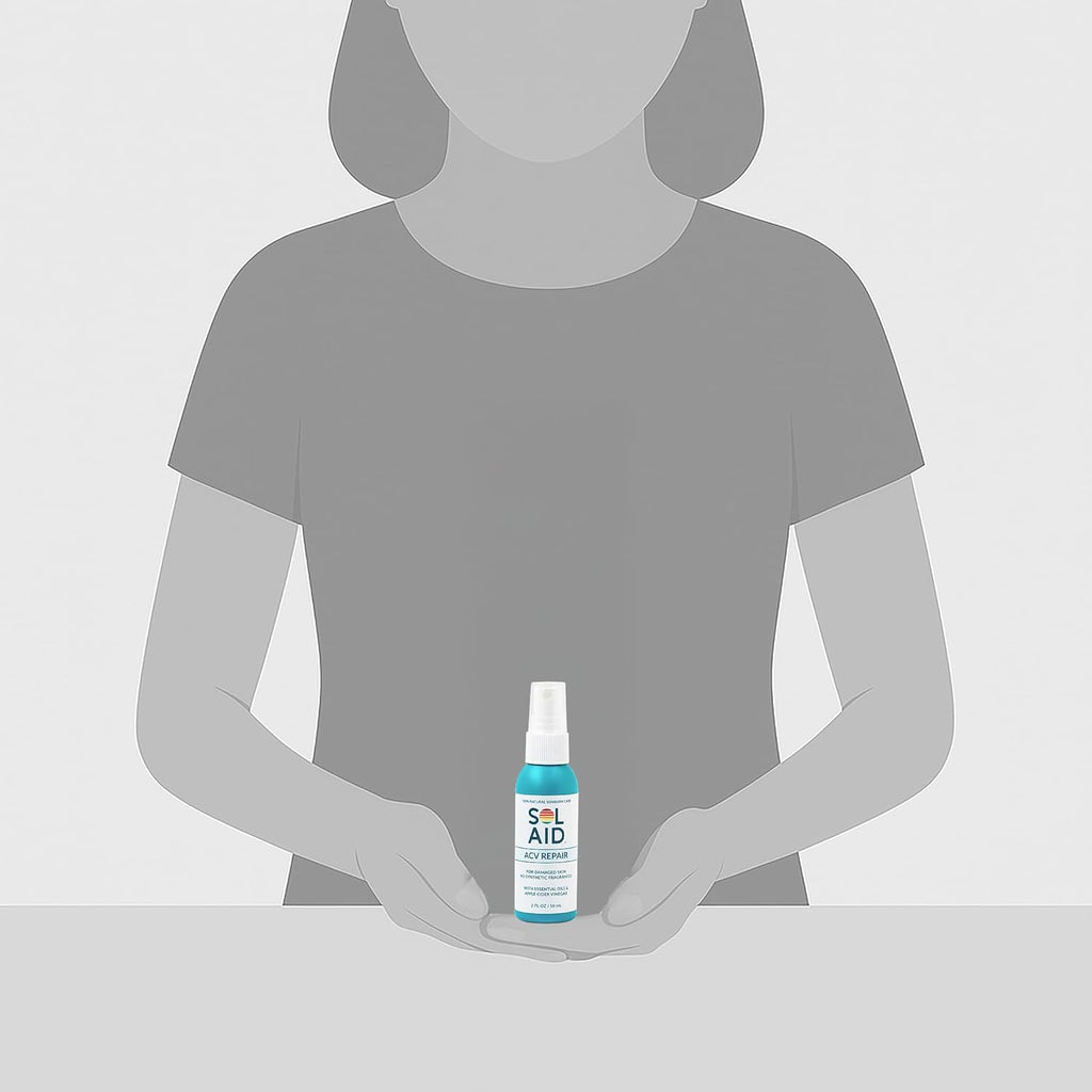 Sol Aid ACV Repair – 100% Natural after Sun Nourishing Mist (2 Fl Oz)