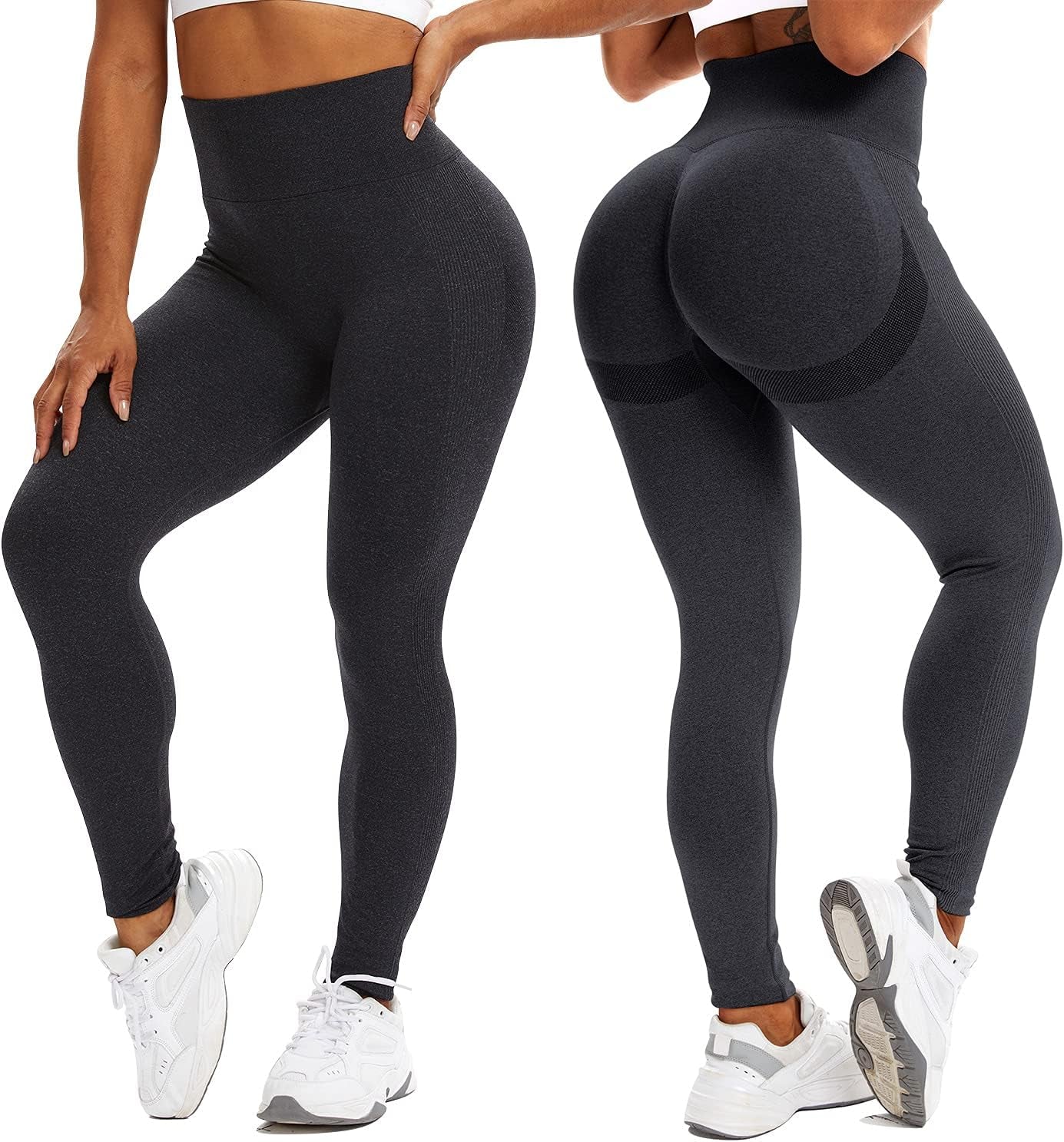 Women'S High Waist Workout Seamless Scrunch Booty Leggings Butt Lift Gym Fitness Girl Sport Active Yoga Pants