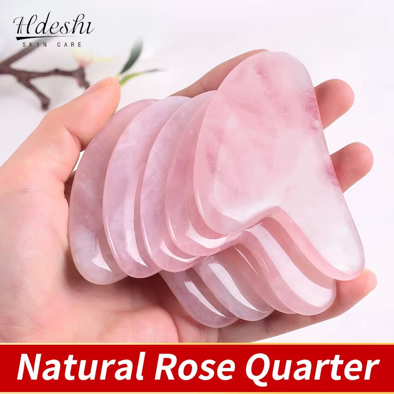 Natural Stone Guasha Jade Facial Beauty Scraping Massage Tools Firm Skin Care Face Gua Sha SPA Physical Therapy Gue Che Roller