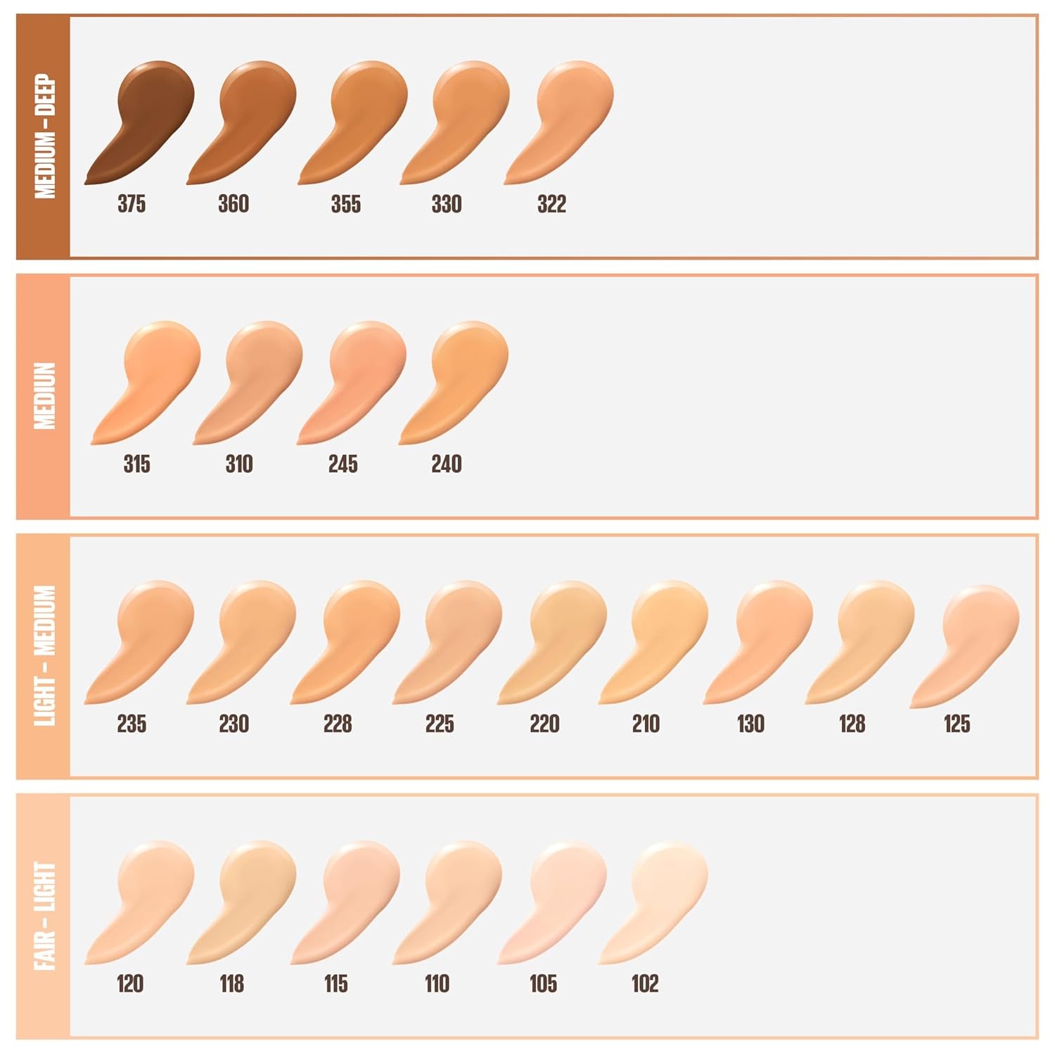 Fit Me Dewy + Smooth Liquid Foundation Makeup, Java, 1 Count (Packaging May Vary)