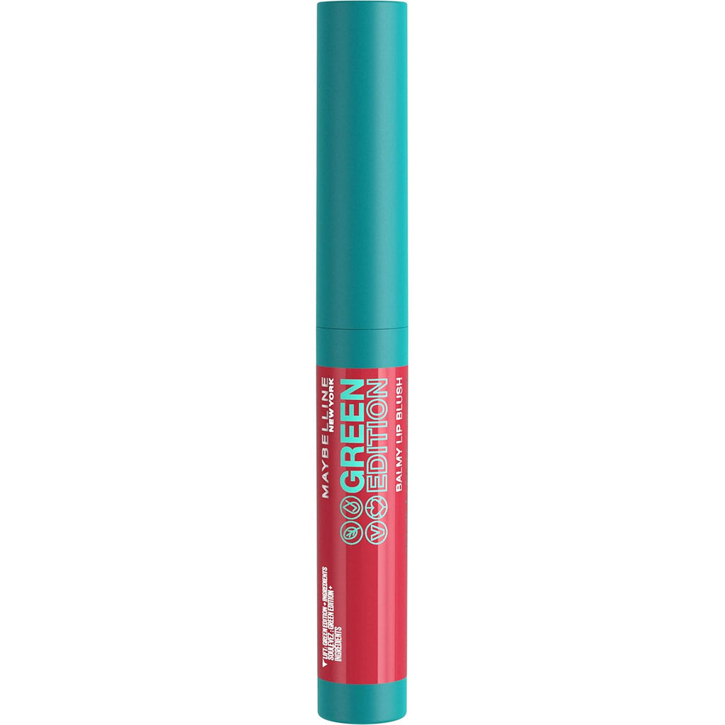Green Edition Balmy Lip Blush, Formulated with Mango Oil, Dusk, Cherry Pink, 1 Count