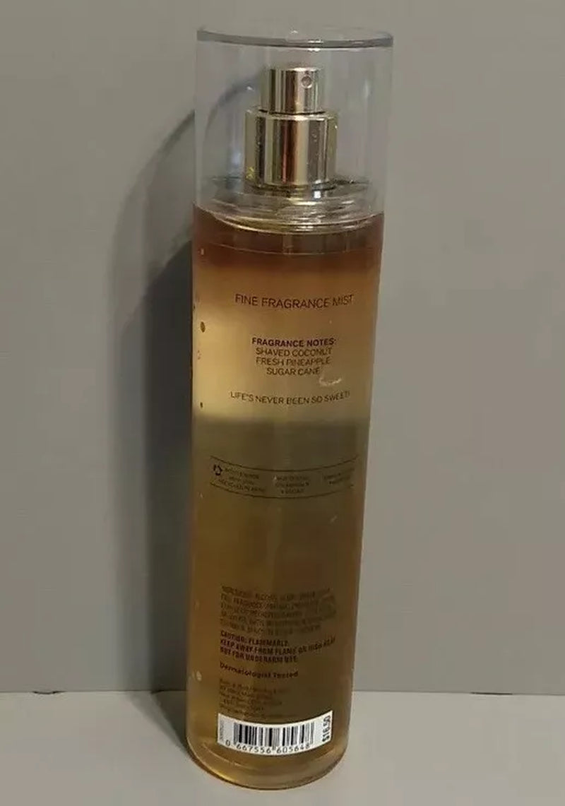 Coconut Pineapple Fine Fragrance Body Mist 8 Oz