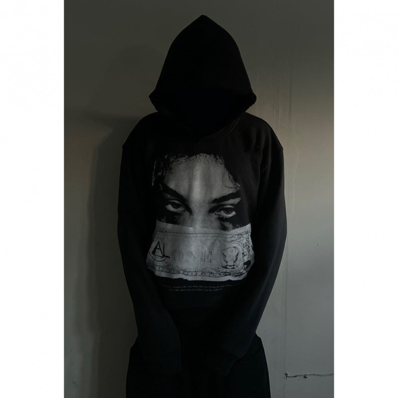 Women's Fashion Personalized Dark Printed Sweater