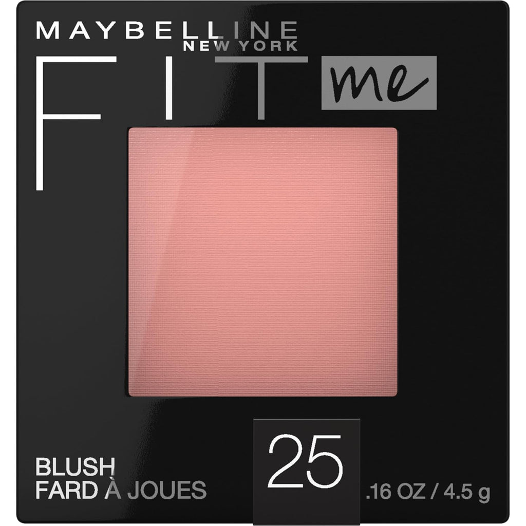 Fit Me Blush, Lightweight, Smooth, Blendable, Long-Lasting All-Day Face Enhancing Makeup Color, Pink, 1 Count