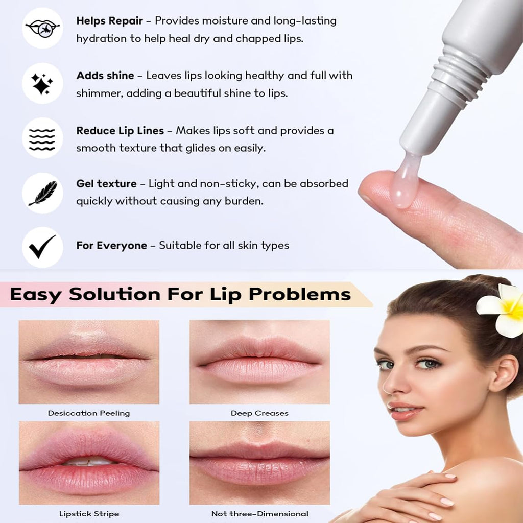 Lip Gel Petitfour Lip Treatment, Hydrating & Moisturizing Lip Care for Soft, Smooth Lips, Natural Gloss Finish, Fruit-Flavored Lip Mask & Glowy Balm for Dry, Chapped Lips (10Ml, 04#Passionfruit)