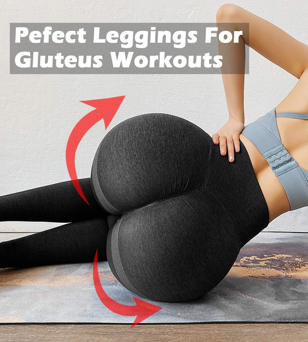 Women'S High Waist Workout Seamless Scrunch Booty Leggings Butt Lift Gym Fitness Girl Sport Active Yoga Pants