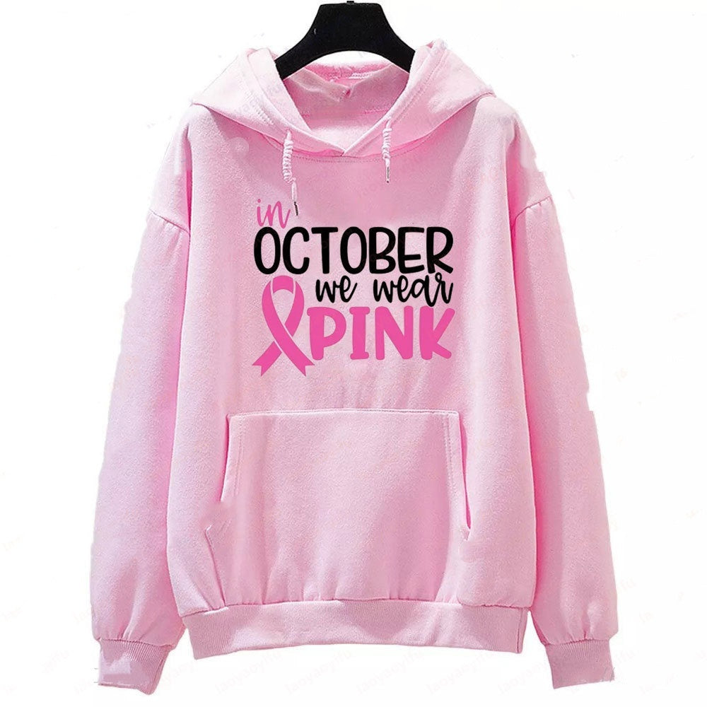 In October We Wear Sweatshirt I'm A Survivor Clothing