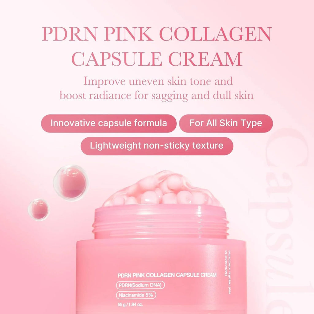 DNA PDRN Collagen Capsule Moisturizer - Korean Skincare, Lightweight Gel Cream, Improves Skin Tone, Hydrating Glow Formula, Anti-Aging PDRN Complex, for Sensitiv Makeup Organizers