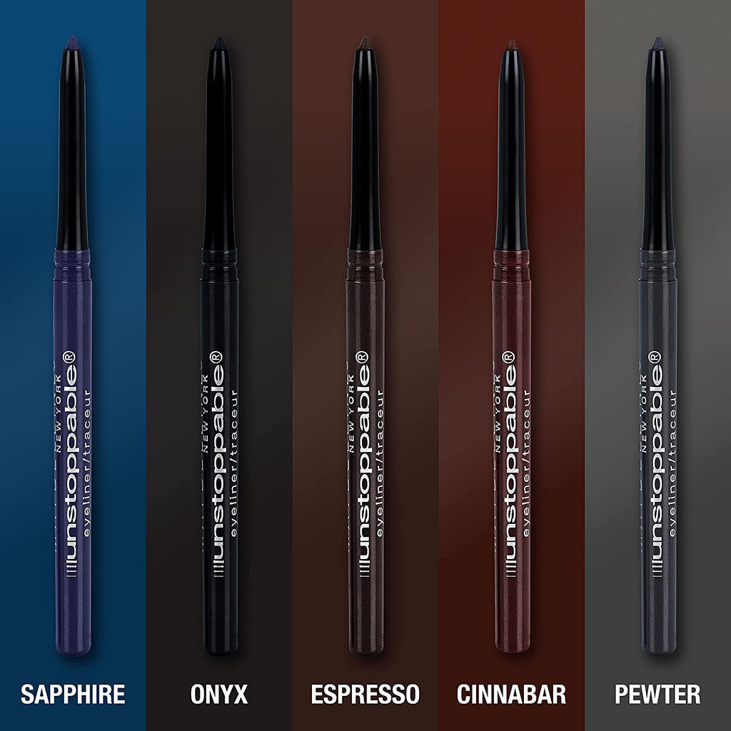 Unstoppable Waterproof Mechanical Brown Eyeliner Pencil, Easy to Apply, Smooth Glide, up to 24 Hour Wear, Espresso