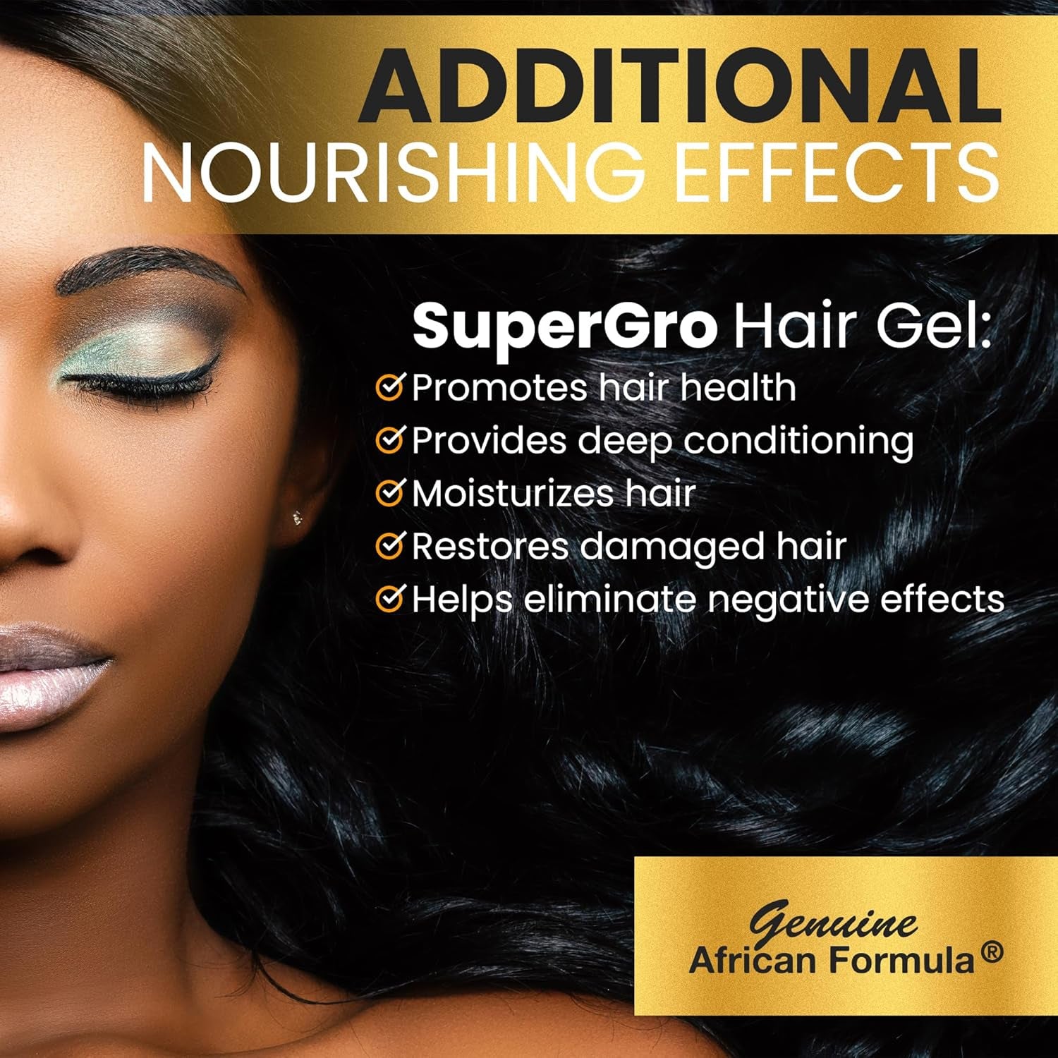 Supergro Hair Gel with Extra Hold - for Braiding, Locking, Instant Edge Control, Twisting, Retwisting - Natural Grip Jam for Neat Shining - Braid, Loc Care Gel with Black Castor Oil - 4 Oz