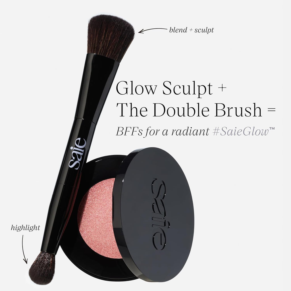 Glow Sculpt Multi-Use Highlighter + Cream Blush Refill - Lightweight with Hyaluronic Acid + Micropearl for Radiant, Glowing Skin - Pinkglow (.02 Oz)