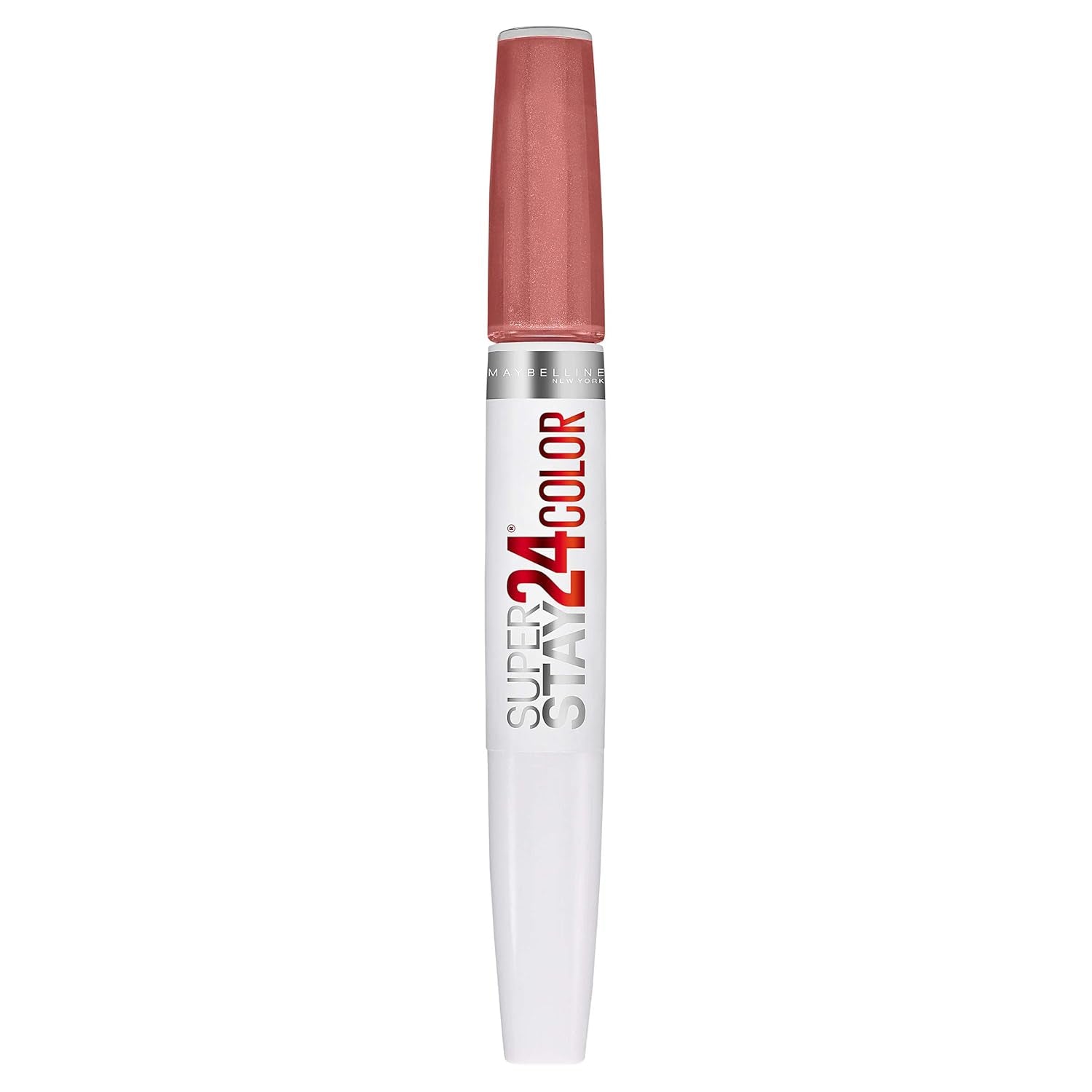 Superstay 24 2-Step Liquid Lipstick Makeup, Committed Coral, 1 Kit
