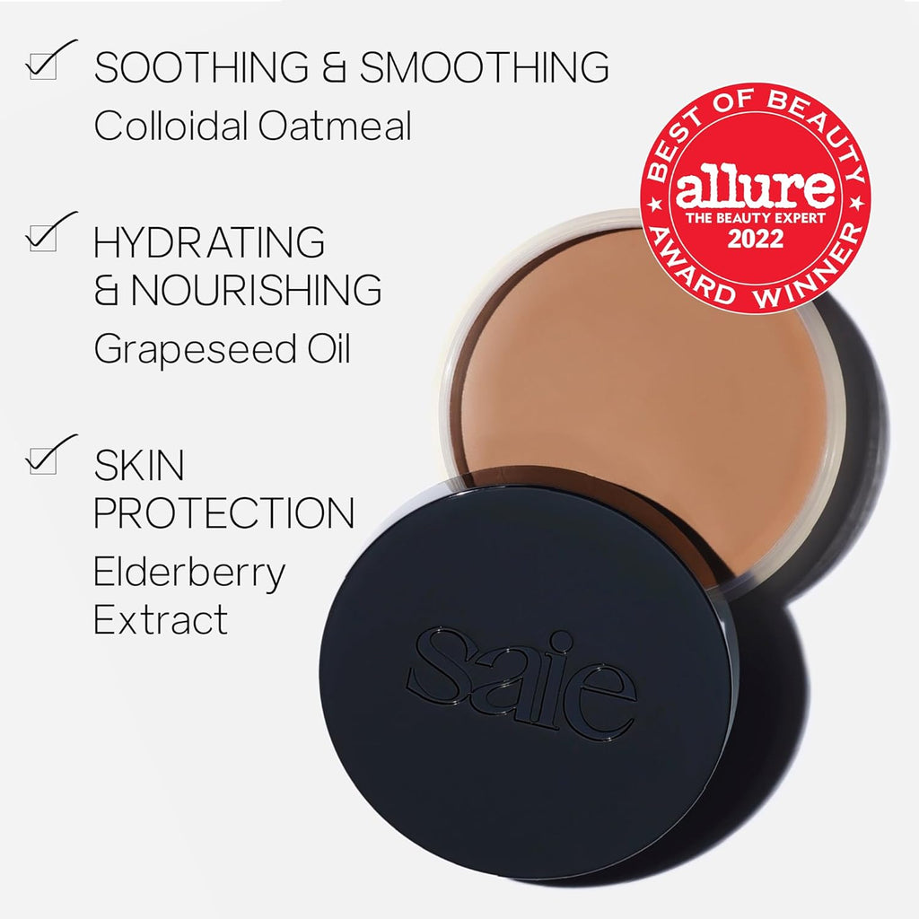 Sun Melt Cream Bronzer - Buildable Balm Face Bronzer for Effortless Sculpting - Cream Contour Enriched with Vitamin C, Nourishing Skincare Ingredients & a Natural Finish - Dark Bronze (1 Oz)