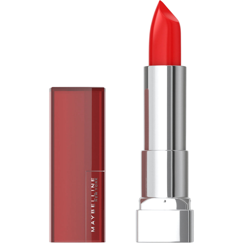 Color Sensational the Creams, Cream Finish Lipstick Makeup, on Fire Red, 0.15 Oz.