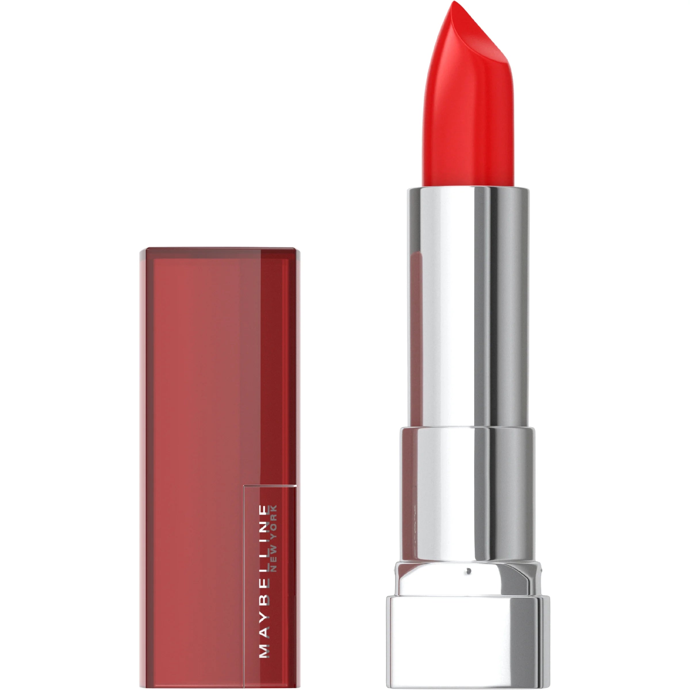 Color Sensational the Creams, Cream Finish Lipstick Makeup, on Fire Red, 0.15 Oz.