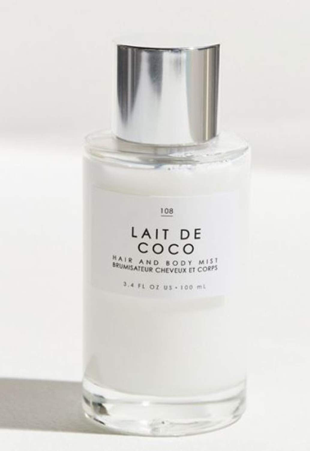 Gourmand Lait De Coco Hair + Body Mist 3.4 Fl.Oz! Blend of Bergamot, Vanilla Praline and Creamy Coconut! Perfumed Hair & Body Mist for All Day Long-Lasting Freshness! Choose Your Scent! (Lait De Coco)