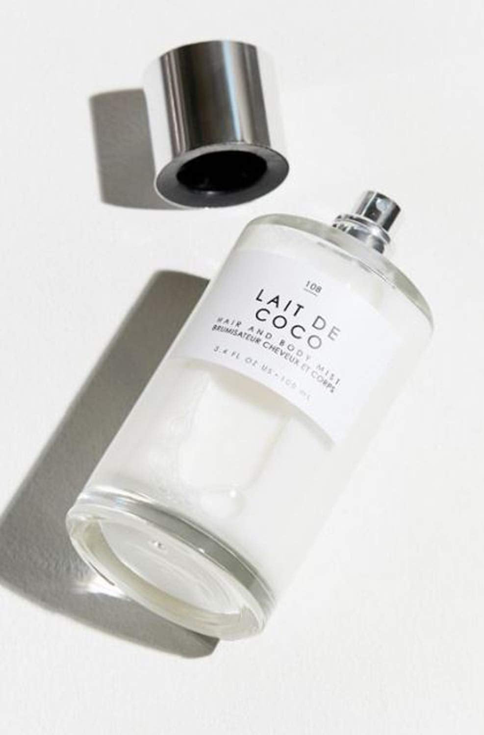 Gourmand Lait De Coco Hair + Body Mist 3.4 Fl.Oz! Blend of Bergamot, Vanilla Praline and Creamy Coconut! Perfumed Hair & Body Mist for All Day Long-Lasting Freshness! Choose Your Scent! (Lait De Coco)
