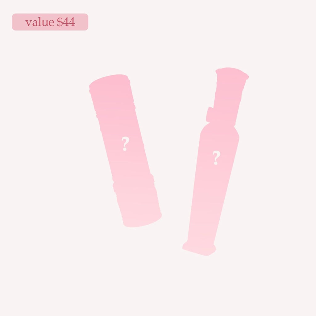 Mystery Box(Doesn'T INCLUDE BOX)- 2 Luscious Lipsticks,Value at $44,Includes Lip Cream,Lip Gloss,Lip Gloss Stick,Matte Lipstick,Lip Lacquer (Matte*2, 2 Count)
