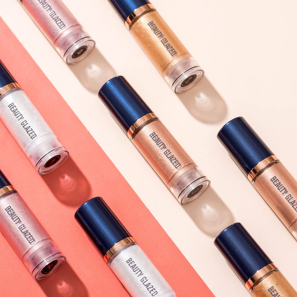 Liquid Highlighter Liquid Illuminator Non Stick Face Brightens & Shades Long Lasting & Smooth Gliding Face Illuminator Makeup (04)