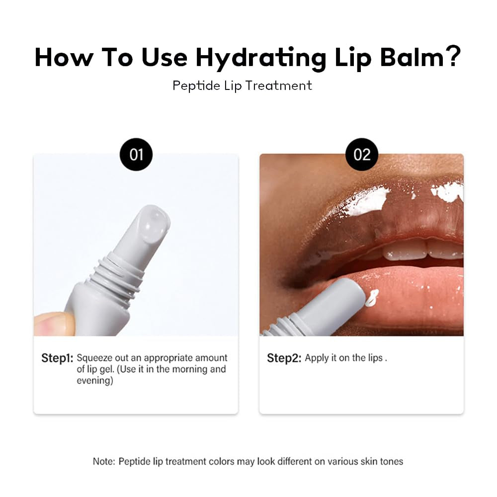 Lip Gel Petitfour Lip Treatment, Hydrating & Moisturizing Lip Care for Soft, Smooth Lips, Natural Gloss Finish, Fruit-Flavored Lip Mask & Glowy Balm for Dry, Chapped Lips (10Ml, 04#Passionfruit)