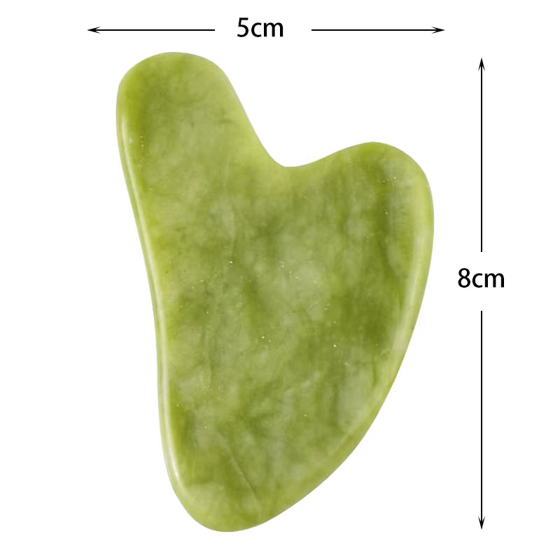 Natural Stone Guasha Jade Facial Beauty Scraping Massage Tools Firm Skin Care Face Gua Sha SPA Physical Therapy Gue Che Roller