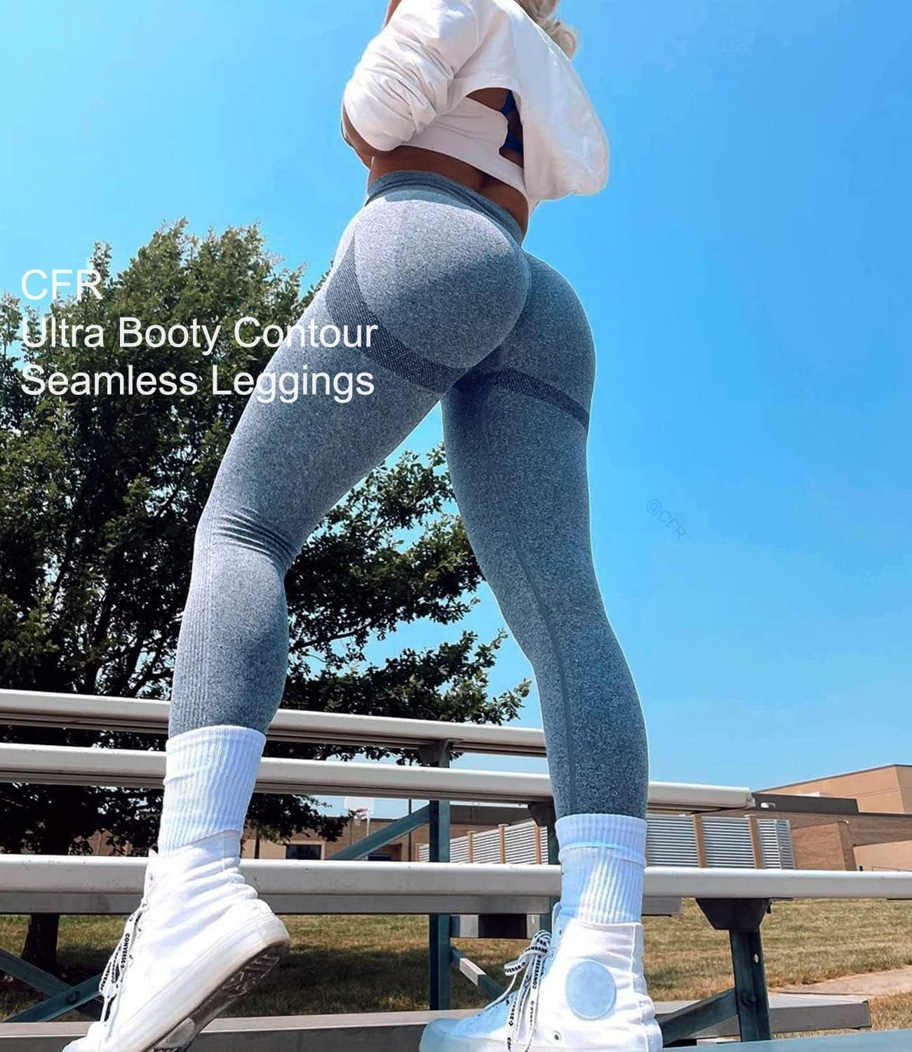 Women'S High Waist Workout Seamless Scrunch Booty Leggings Butt Lift Gym Fitness Girl Sport Active Yoga Pants