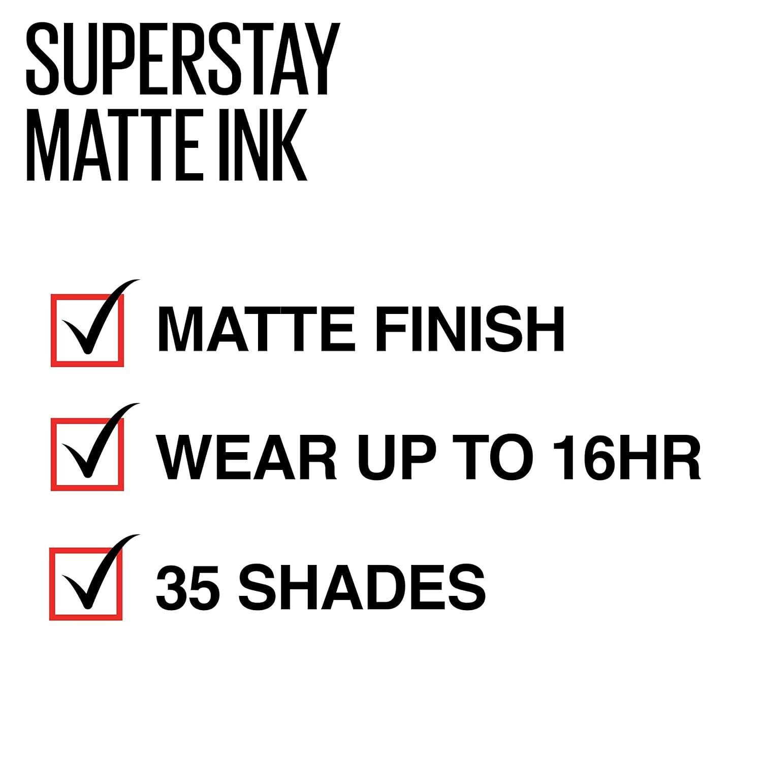 Maybelline New York Superstay Matte Ink Liquid Lipstick, Dreamer, 0.17 Ounce