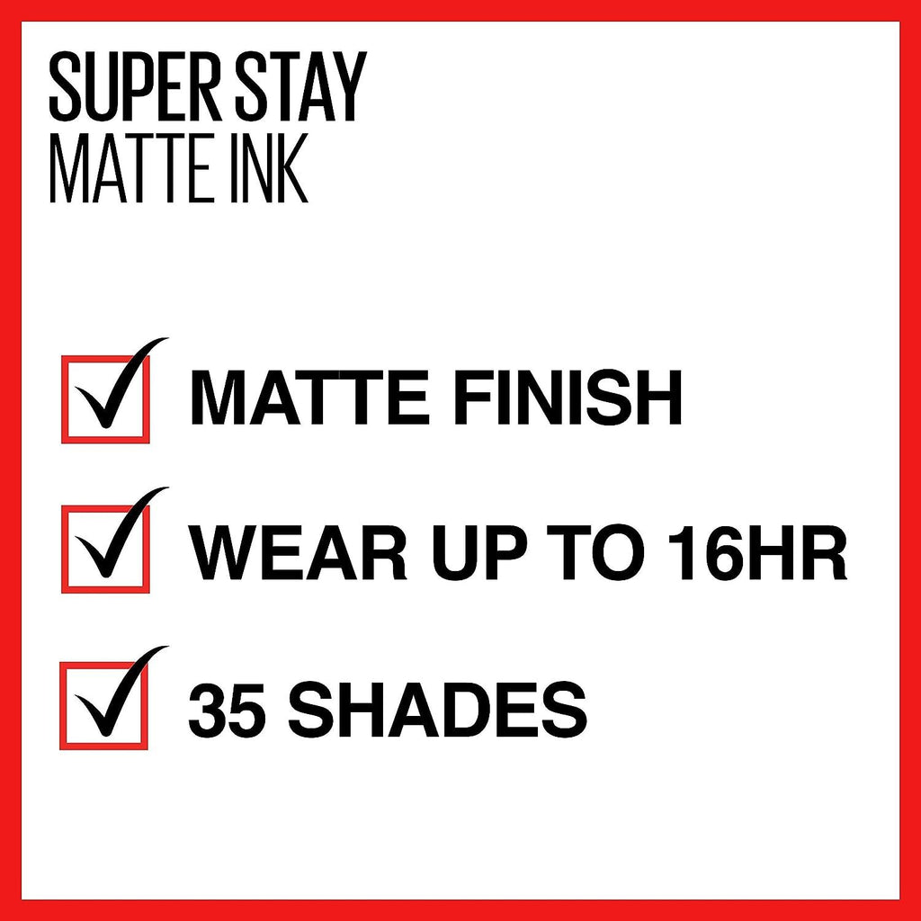 Maybelline New York Superstay Matte Ink Liquid Lipstick, Dreamer, 0.17 Ounce