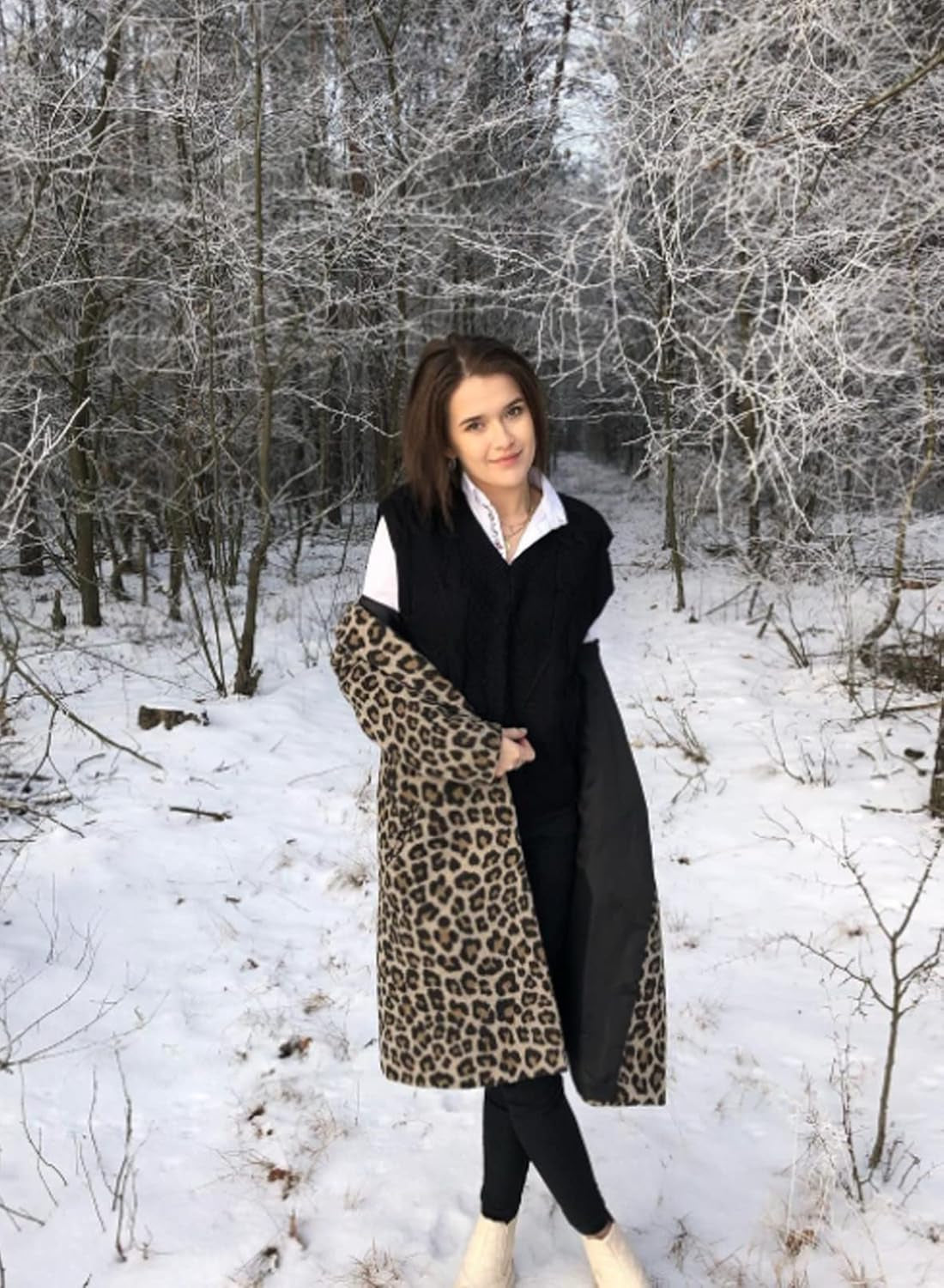 Sleeveless Sweater Vests for Women Casual V Neck Preppy Style Houndstooth Vest Knitted Tank Tops