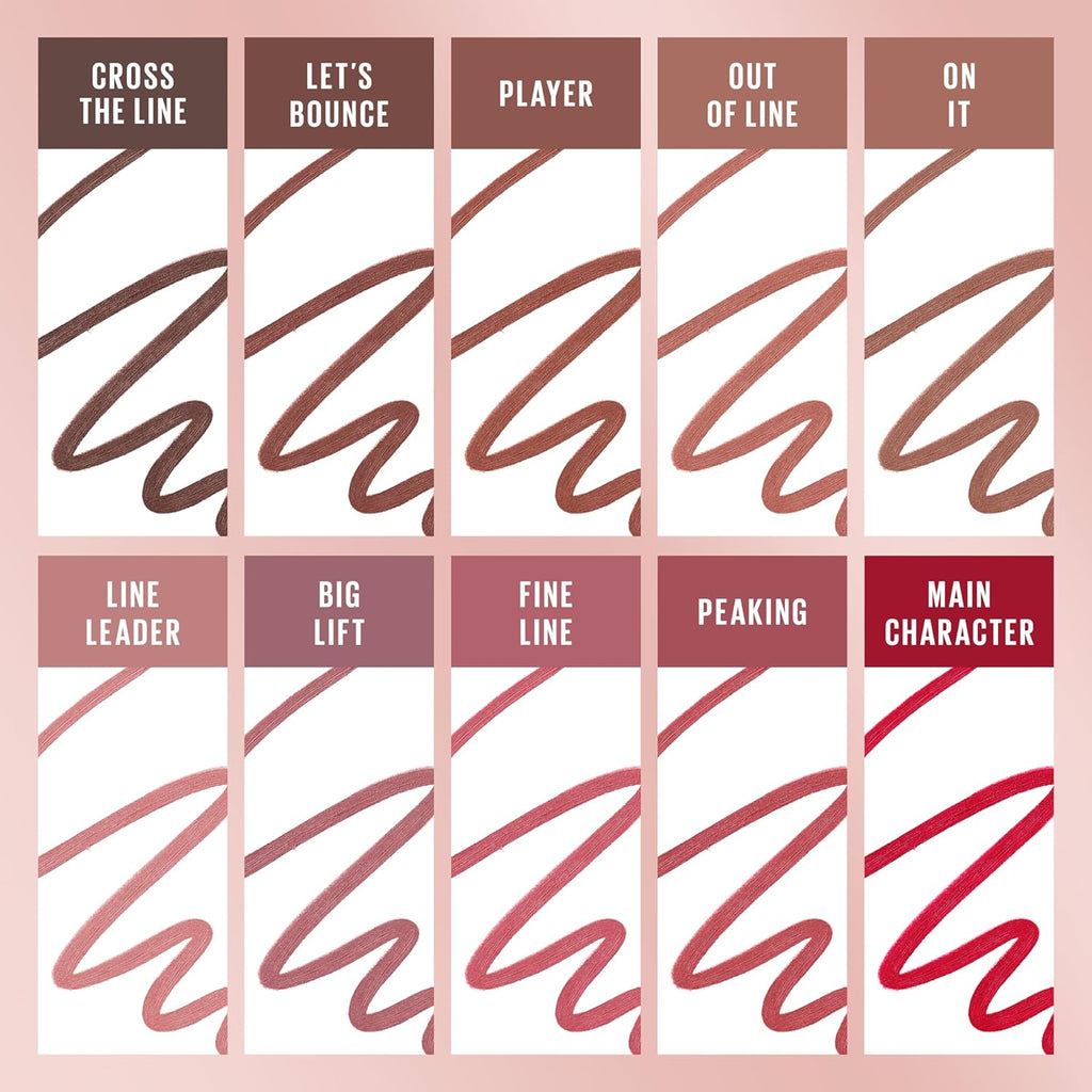 Lifter Liner Lip Liner Pencil with Hyaluronic Acid, Fine Line, 1 Count
