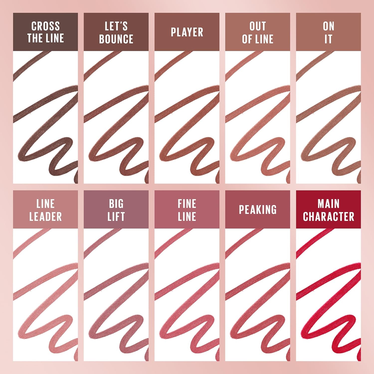 Lifter Liner Lip Liner Pencil with Hyaluronic Acid, Fine Line, 1 Count