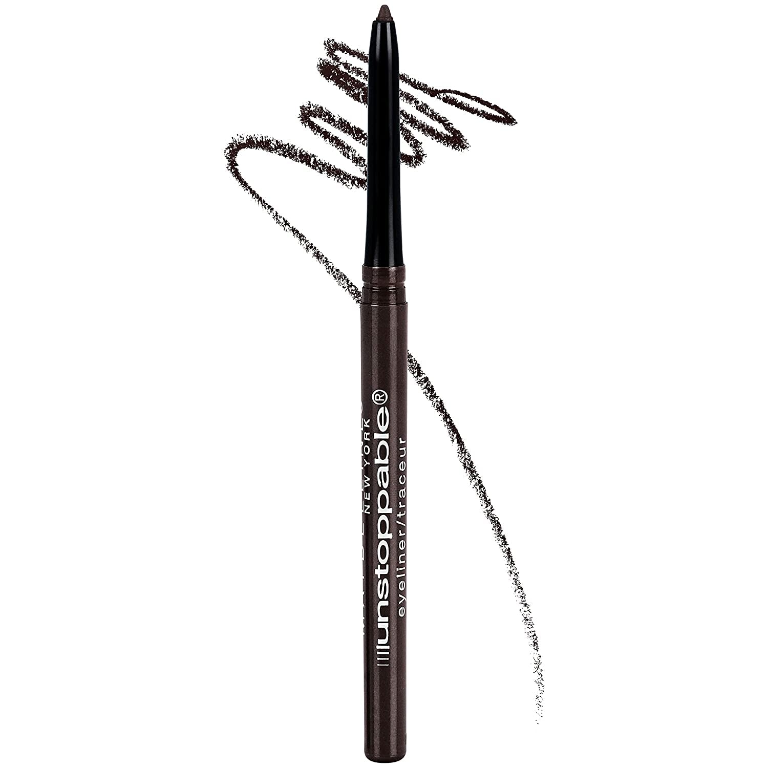Unstoppable Waterproof Mechanical Brown Eyeliner Pencil, Easy to Apply, Smooth Glide, up to 24 Hour Wear, Espresso