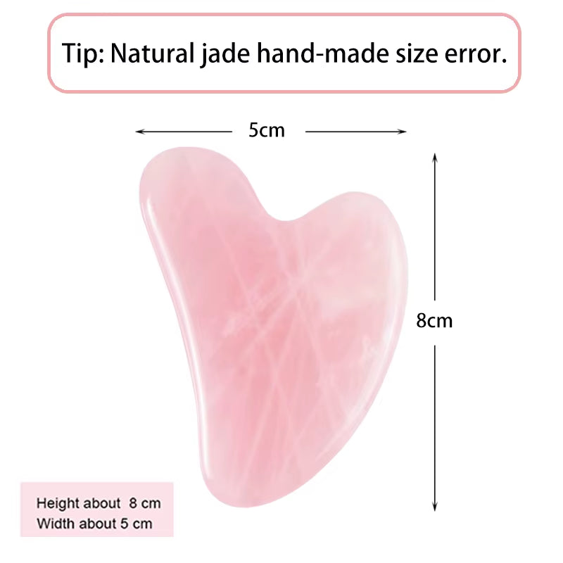 Natural Stone Guasha Jade Facial Beauty Scraping Massage Tools Firm Skin Care Face Gua Sha SPA Physical Therapy Gue Che Roller