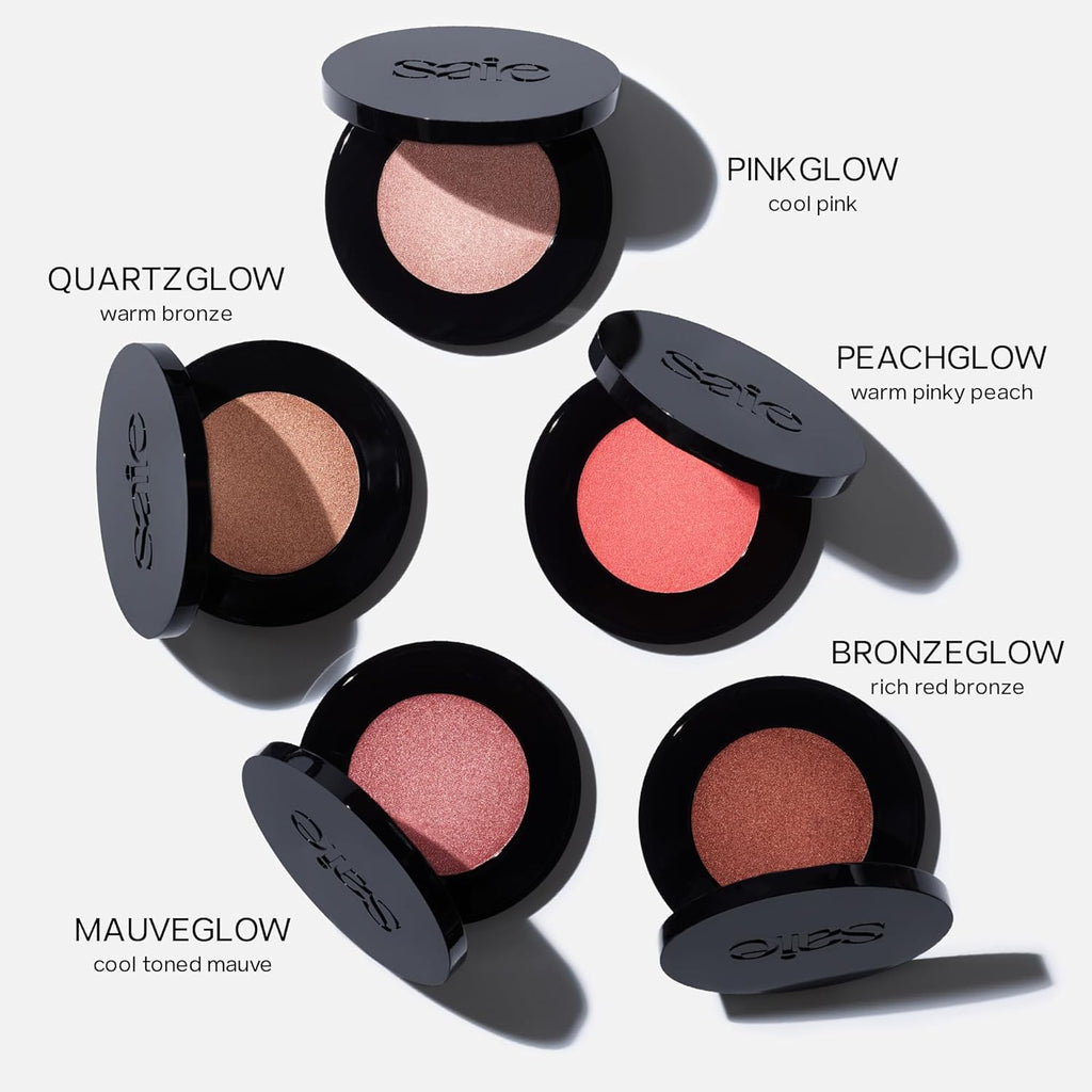 Glow Sculpt Multi-Use Highlighter + Cream Blush Refill - Lightweight with Hyaluronic Acid + Micropearl for Radiant, Glowing Skin - Pinkglow (.02 Oz)