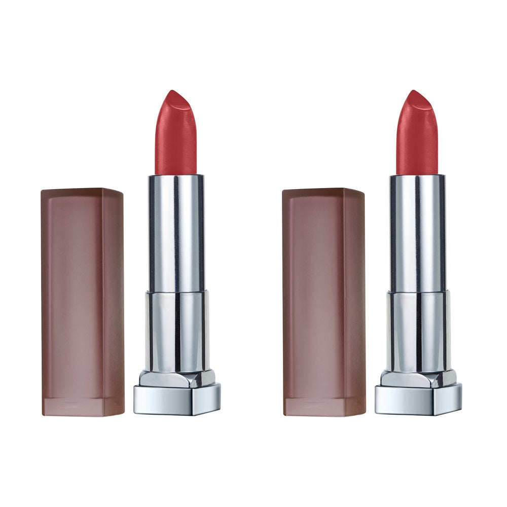 Color Sensational Creamy Matte Lipstick, Touch of Spice, 2 Count