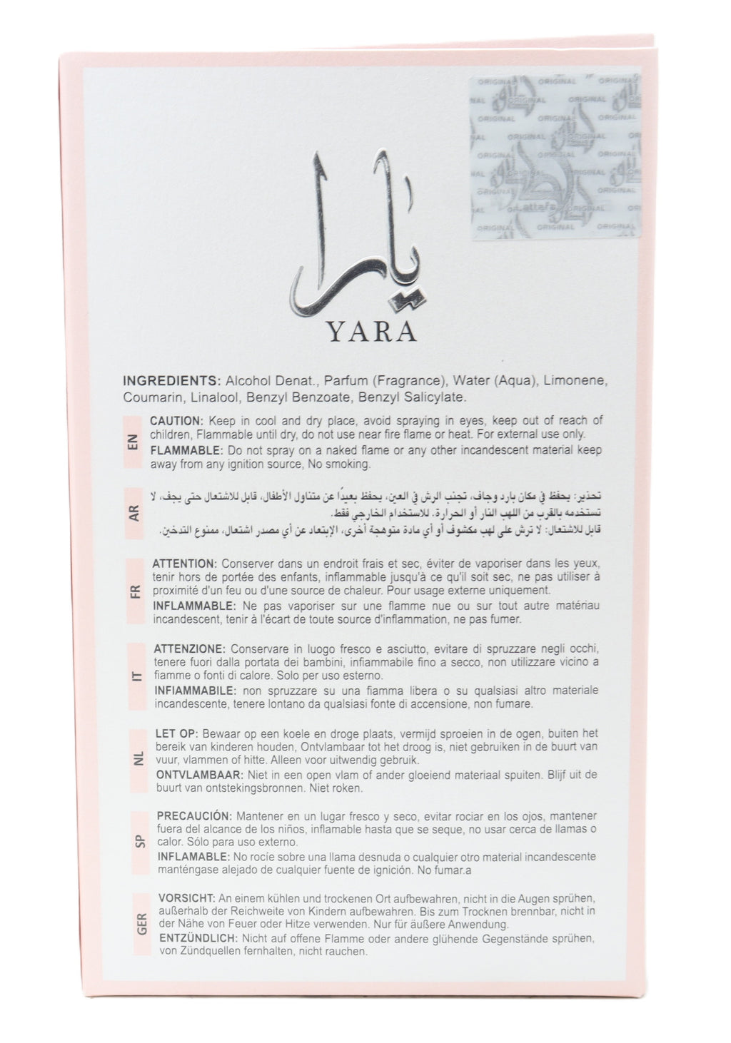 Yara by , 3.4 Oz Eau De Perfume Spray for Women