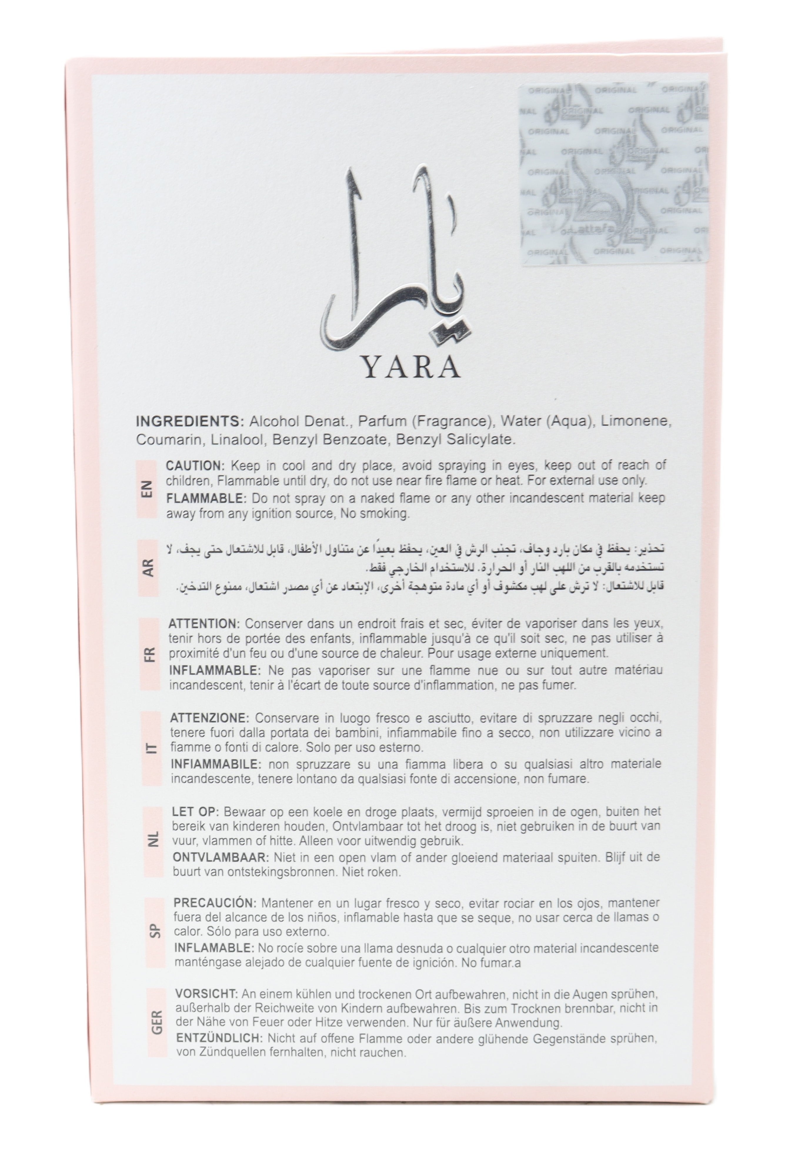 Yara by , 3.4 Oz Eau De Perfume Spray for Women