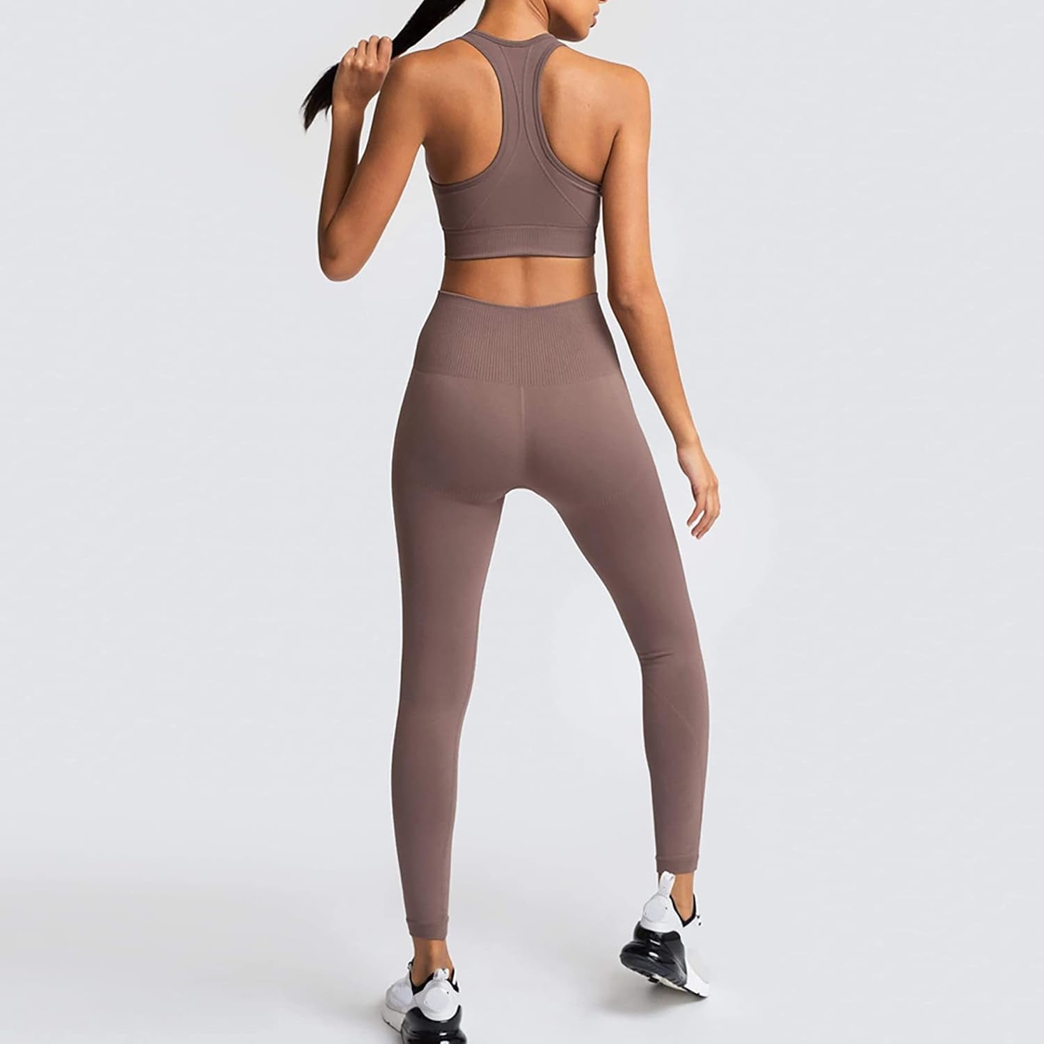 Workout Sets for Women Active 2 Piece Seamless Matching High Waist Yoga Set Gym Outfits