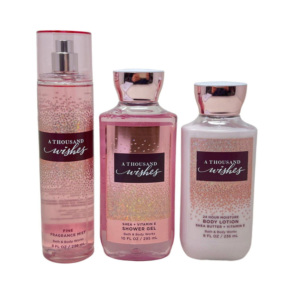 a Thousand Wishes Body Set - Shower Gel, Body Lotion & Fragrance Mist