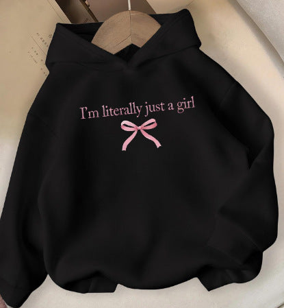 Printed Fall And Winter Outer Wear Hooded Sweater