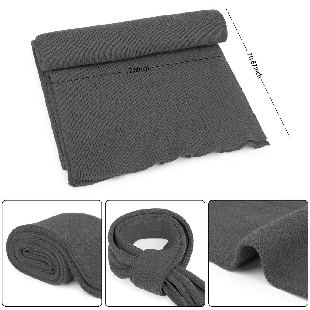 Winter Beanie Hat Scarf Set for Women Fleece Lined Winter Hat Long Soft Knit Scarf for Cold Weather Gary