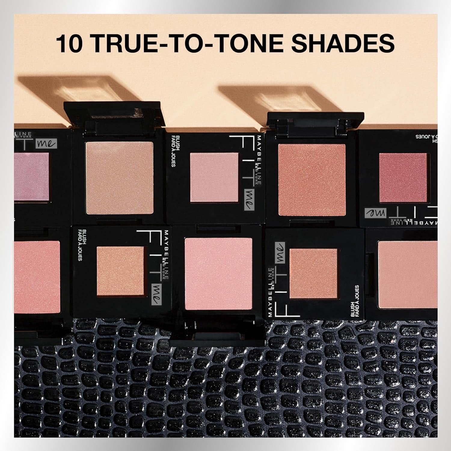 Fit Me Blush, Lightweight, Smooth, Blendable, Long-Lasting All-Day Face Enhancing Makeup Color, Pink, 1 Count