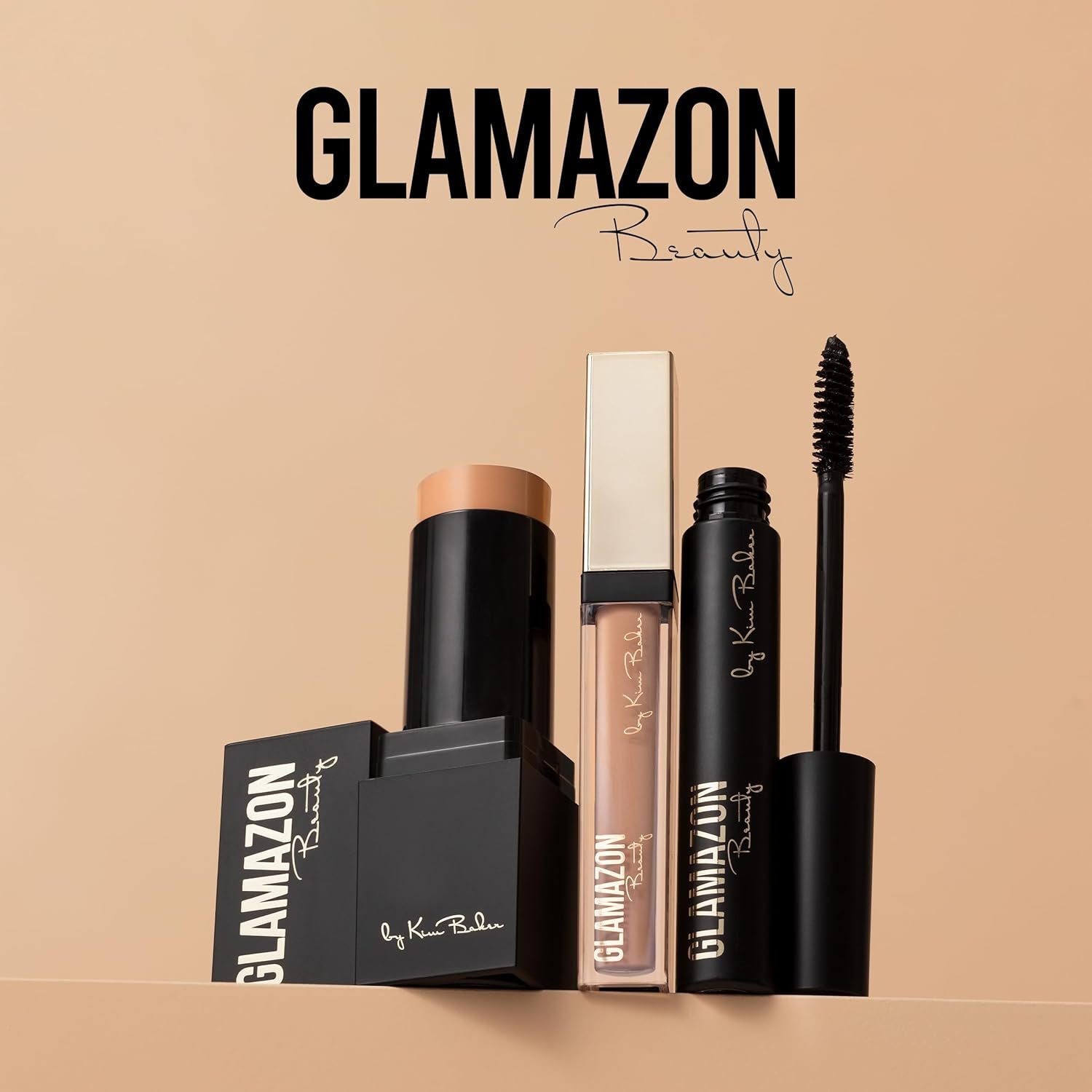Glamazon Second to None Foundation Stick, Porcelain Doll, Light-To-Full Coverage, Weightless Makeup with a Glowy Natural Finish